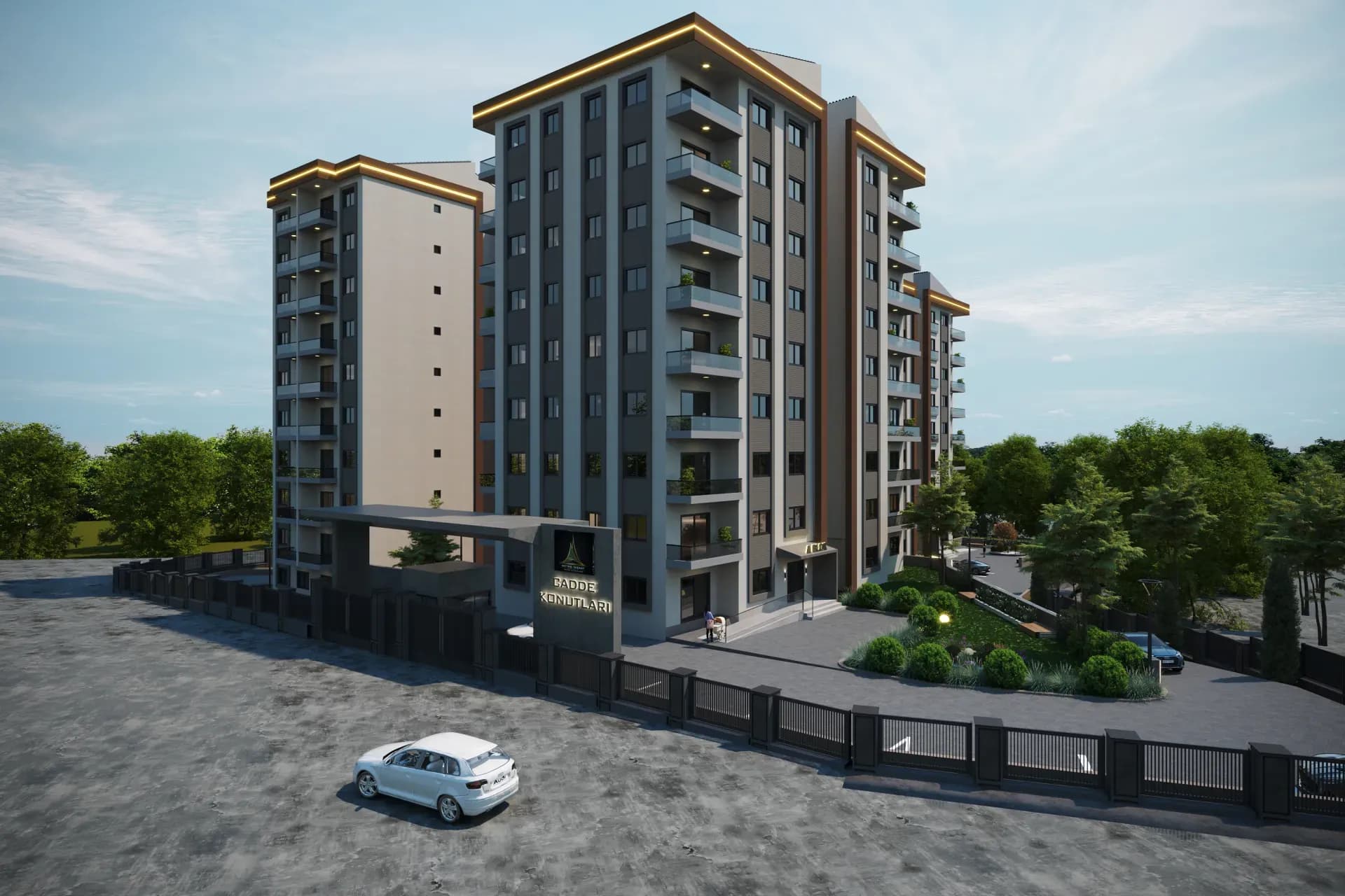 Cadde Konutları — a4 proje görünümü