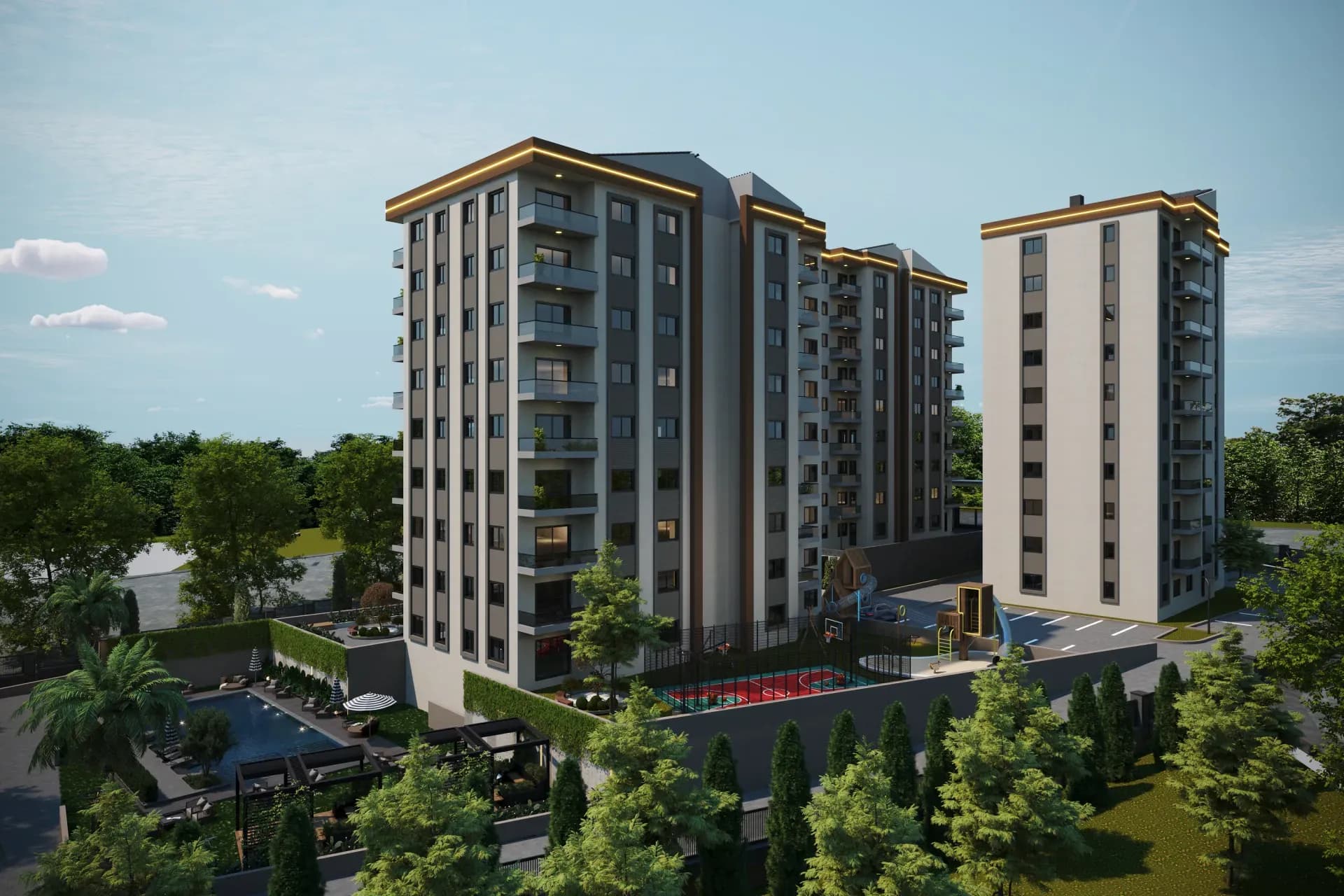 Cadde Konutları — a5 proje görünümü