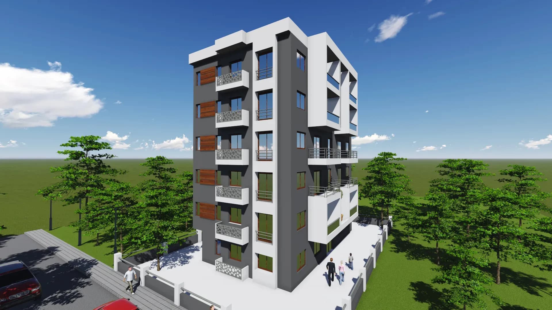 Metro Apartmanı — 2 proje görünümü