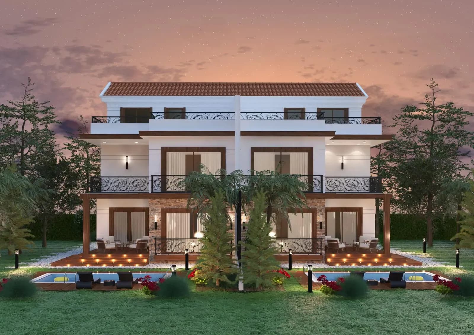 Nova Garden Villaları — 2 proje görünümü