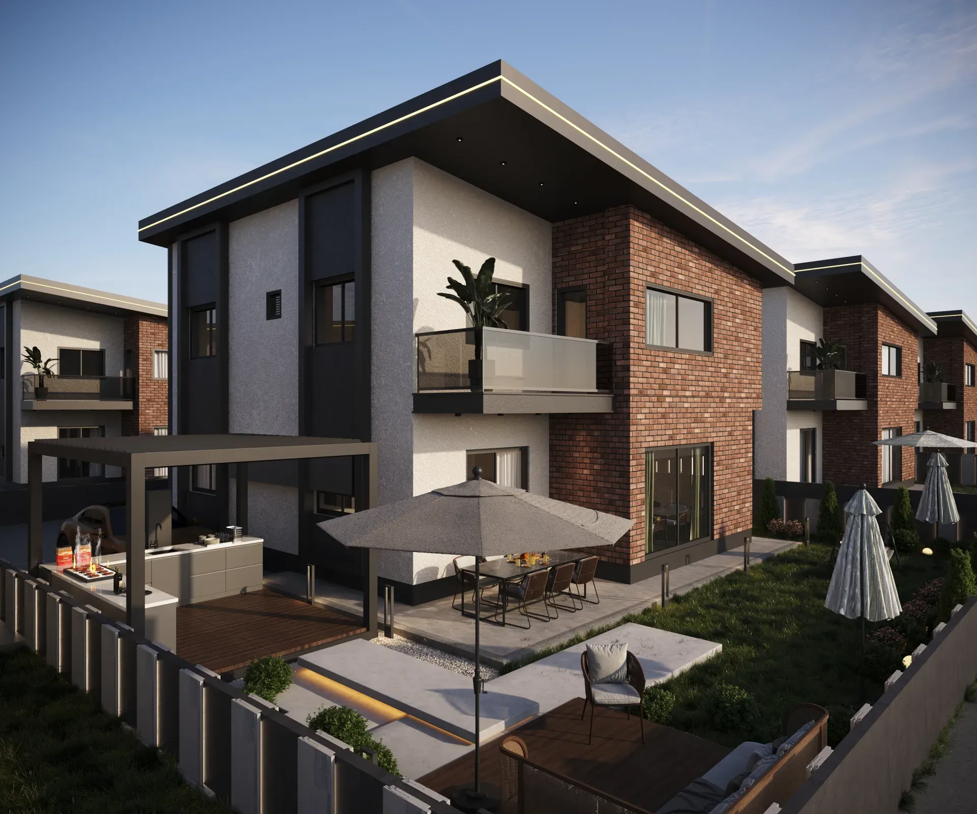 Royal Garden Villaları — a1 proje görünümü